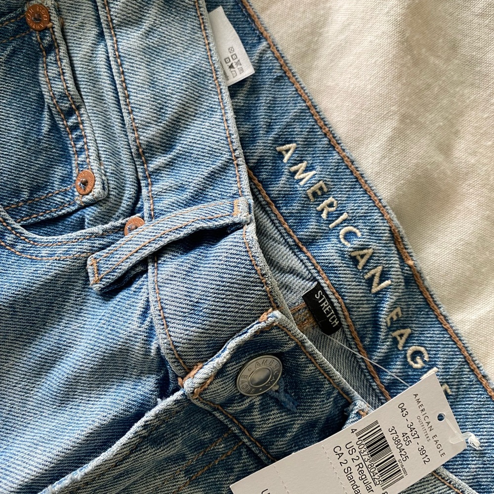 American Eagle Outfitters Light Blue Skinny Jeans - Picture 3 of 6